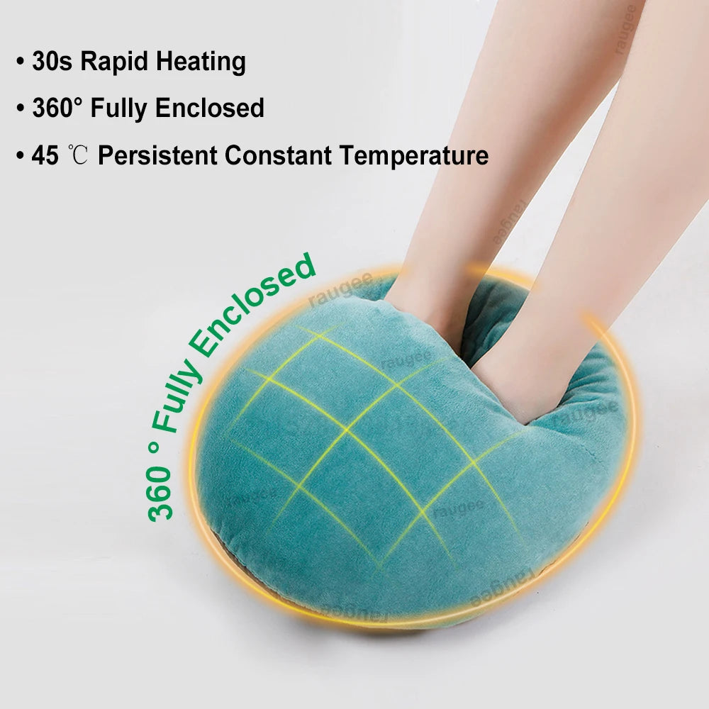 Fuß Wärmer Winter Tragbare Elektrische Fuß Heizung USB Power Heizung Pad Hause Flanell Konstante Temperatur Fuß Beheizte Decke