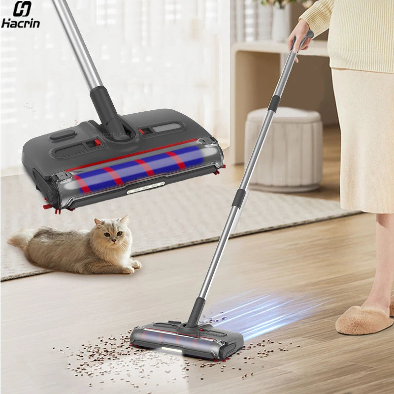 Elektrische Kehrmaschine Tragbare Handheld Teppich Boden Kehrmaschine Reinigung Maschine Drahtlose Elektrische Mopp Wiederaufladbare Rotary Boden Wischen