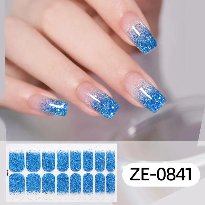 16 Tipps weinrote Nagelaufkleber, langlebig, einfarbig, volle Nagelfolien, selbstklebender Slider, Nagelkunst, DIY-Aufkleber, Maniküre-Dekor