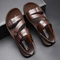 Herren Sommer Mode Komfortable Strandschuhe Dual-Use Slip-On Weiche Sohle Rutschfeste Trendige Sandalen-HX2024