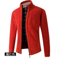 Herren Stehkragen Pullover neue Strickjacke in Herbst und Winter koreanische Version der schlanken einfarbigen Pullover Jacke