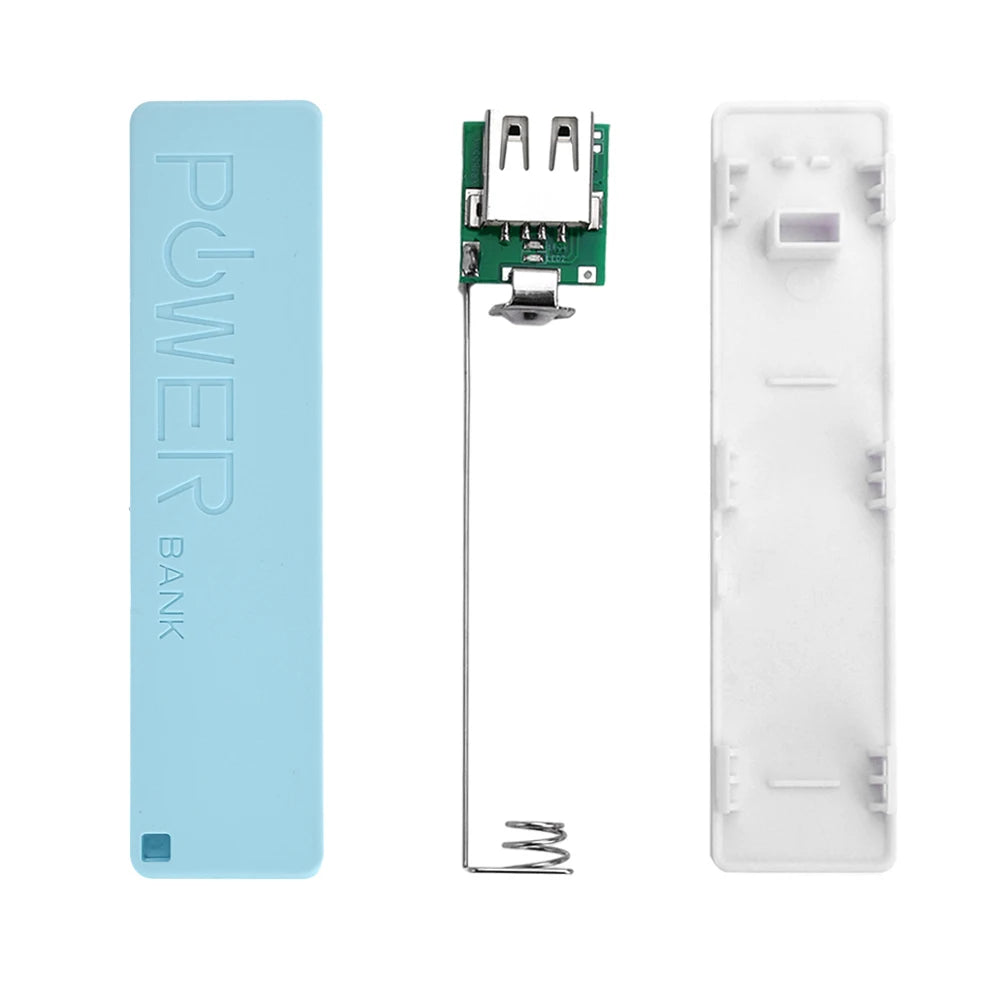 DIY TYPE-C 1-Abschnitt 18650 Power Bank Batterieladegerät Fall Tragbare USB Power Bank Kit Aufbewahrungskoffer DIY Mobile Stromversorgungsbox