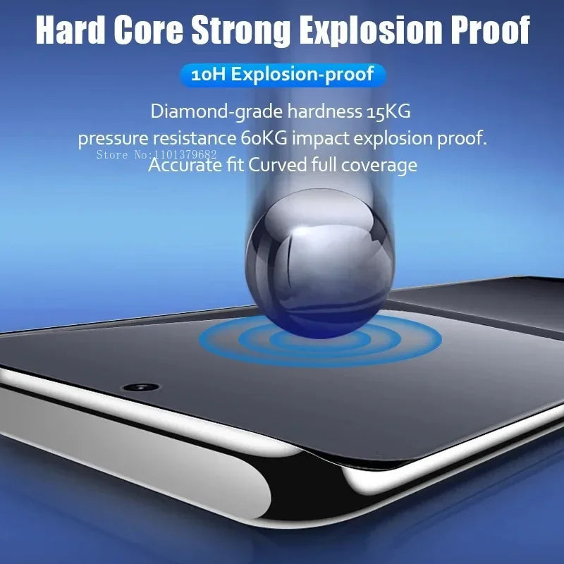 3D gebogene Kante Privatsphäre 9H gehärtetes Glas für Huawei P30 P40 Pro Plus P50 P60 Pro Art Anti Spy Peeping Displayschutzfolie