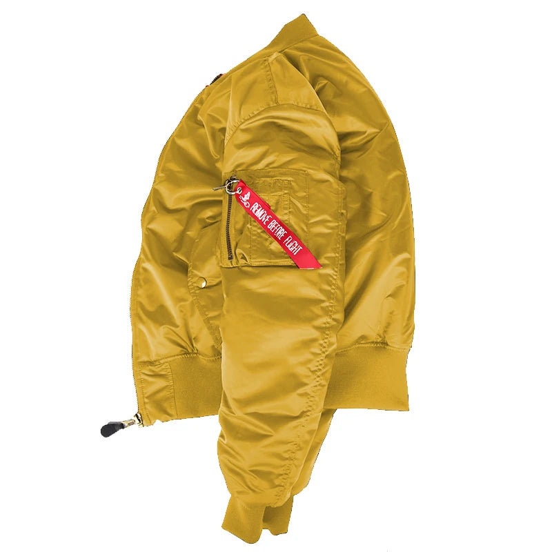 2024 Vintage Doppelseite Winter jacke Männer Mantel Blase Parka Puffer warmer Bomber geste ppte Pilot ma-1 us Luftwaffe Militär armee