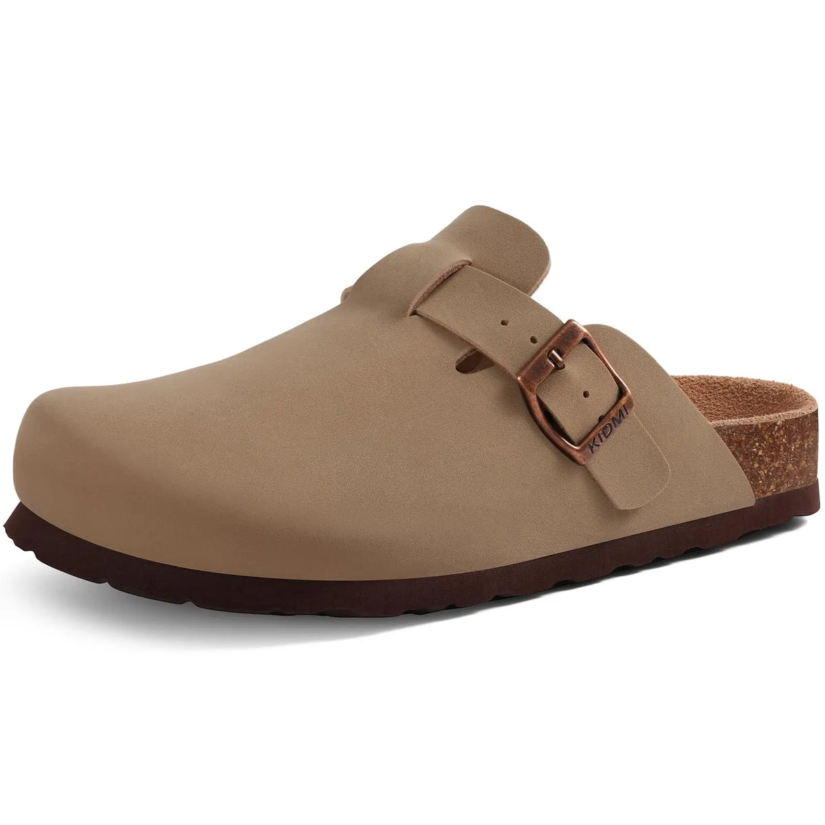 Shevalues Herren-Wildleder-Clogs, weiche Leder-Pantoletten, Herren, neue Sommer-Männer-Kork-Sandalen, bequeme Slip-On-Unisex-Clogs mit Fußgewölbeunterstützung