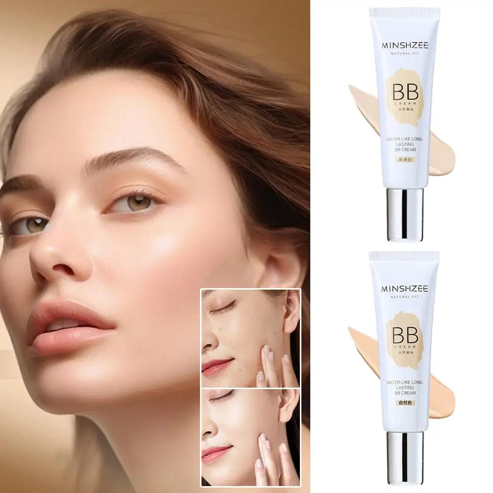 Wasserfeste BB-Creme Langanhaltende Flüssige Foundation mit Feuchtigkeitsformel, Natürlicher Finish für Ganztägiges Make-up