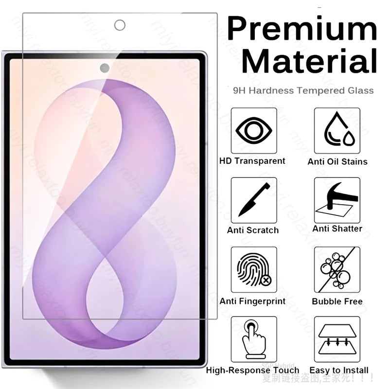 4-1 Stück 9H Klarer Gehärteter Glas-Außenschutz für Samsung Galaxy Z Fold 8 Fold8 ZFold8 Z8 5G SM-F971B/DS 5,5" Handyfolie