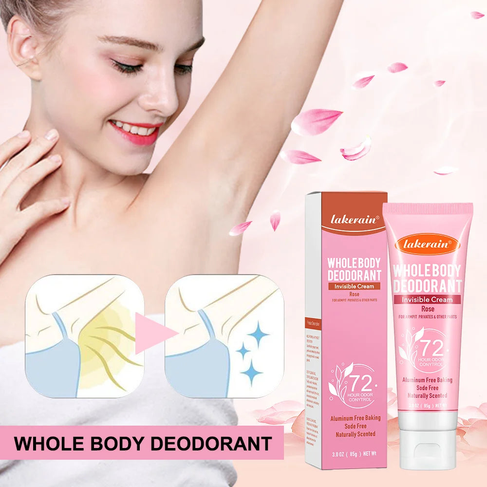 Körper-Deodorant-Creme 72 Stunden Wirkung Fruchtduft Deodorant Langanhaltender Duft Geruchskontrolle Aroma Parfüm