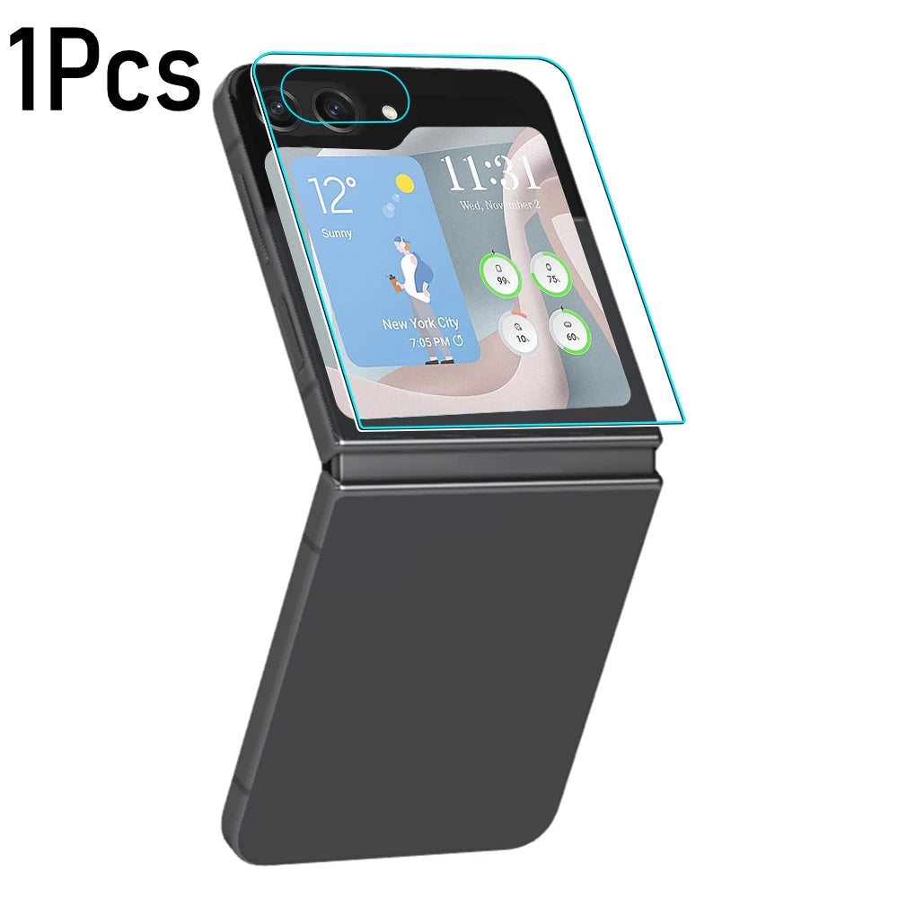 12 in 1 Flip5 Displayschutzfolie für Samsung Galaxy Z Flip 5G, weiches HD-Scharnier, schützende weiche, kratzfeste Hydrogelfolie für ZFlip5