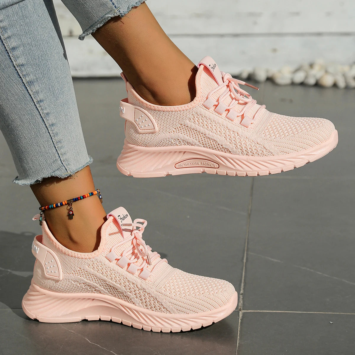 Sommer-Bestseller bei Damenschuhen: Die atmungsaktiven Feizhi Damen-Sportschuhe mit weicher Sohle verwandeln sich in lässige Sportschuhe