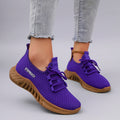 Frühling und Herbst Neue lässige Sportschuhe zum Schnüren für Damen, bequem, atmungsaktiv, leicht, verschleißfest, für Sport und Freizeit