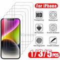 1-5PCS gehärtetes Glas für iPhone 15 Pro Max 16 11 15 17 14 Plus 12 Mini 13 8 XR 7 XS Max XS Air 6 16e 13 XR X Displayschutzfolie
