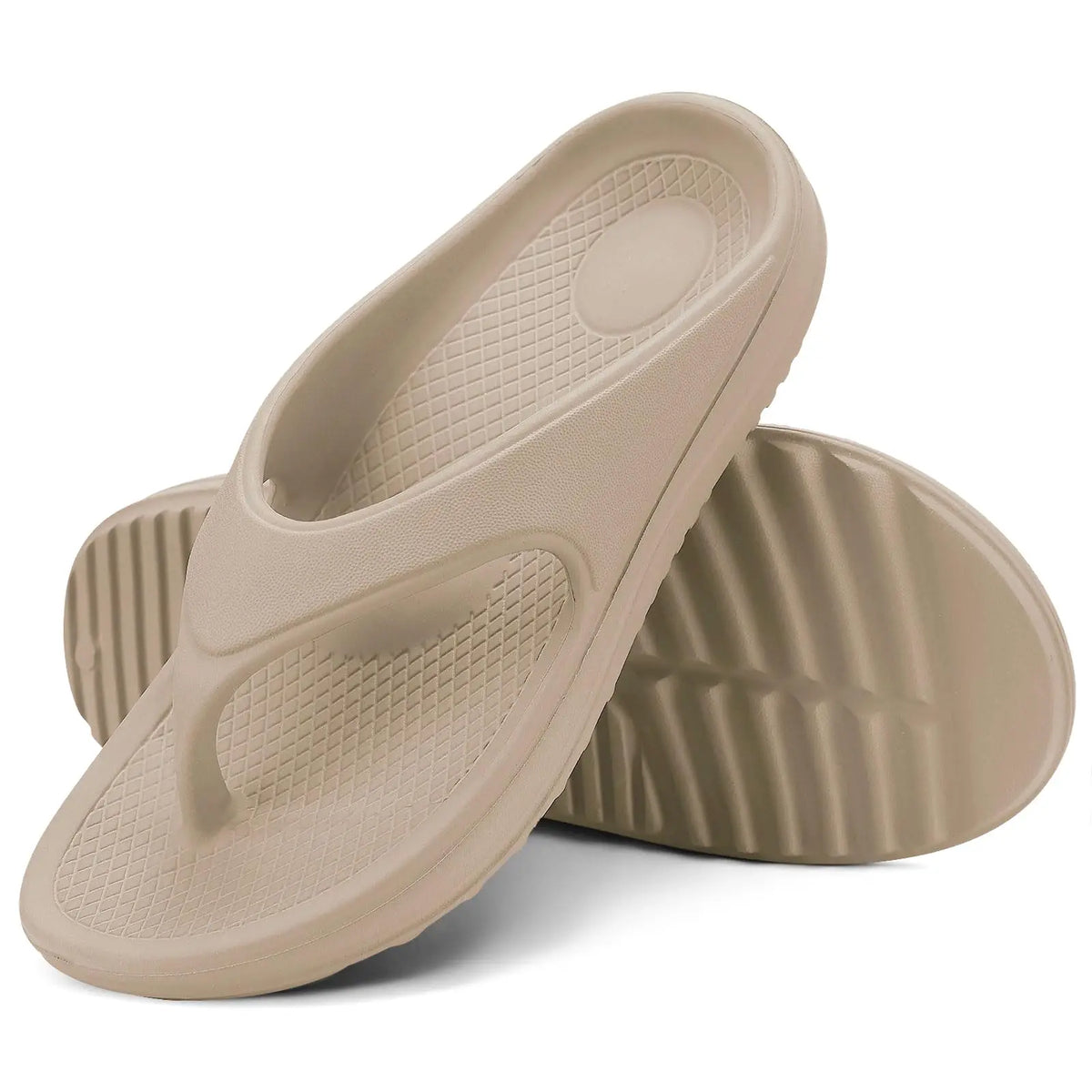 Shevalues Orthopädische Sandalen für Damen, modisch, Strand, Flip-Flop, Sommer, Outdoor, weiche Sandalen mit Fußgewölbeunterstützung, für Zuhause, Badezimmer, Rutschen