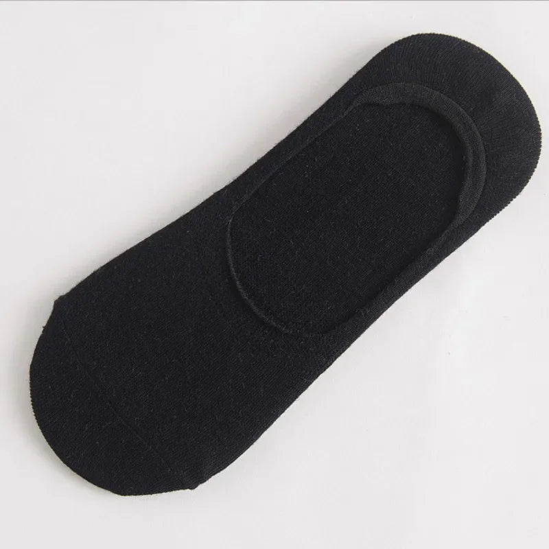 5Pairs Männer Boot Baumwolle Socken Sommer Herbst Nicht-slip Silikon Unsichtbare Atmungsaktive Socken Männliche Söckchen Hausschuhe Sport socken