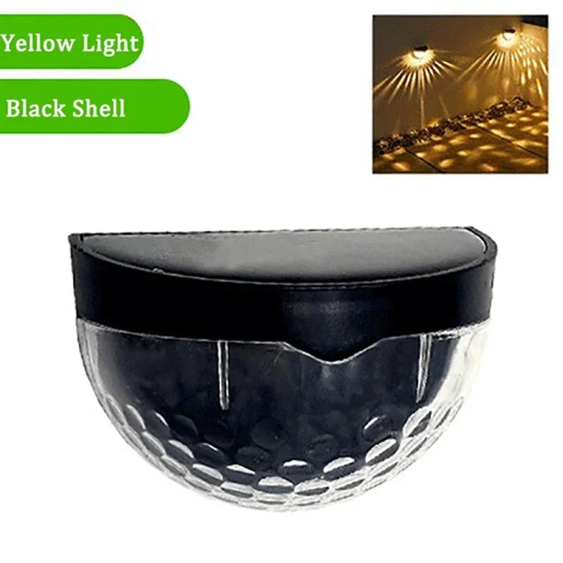 2/4/6/10/12/18/20Pcs Solar Zaun Licht Im Freien Wasserdichte Wand Lampen Girlande Dekoration LED Licht für Garten Schritt Terrasse Treppen