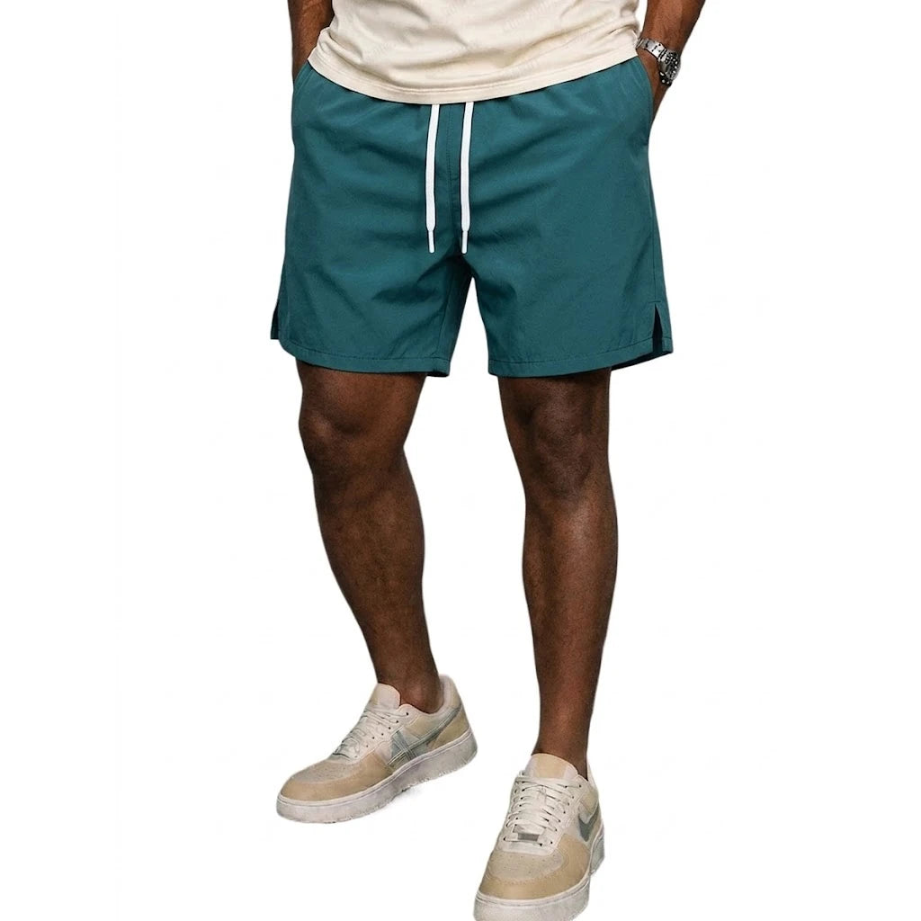 Sommer Herren Sport Fitness Shorts Schnelltrocknende Athletische Arbeitsshorts Freizeithosen Boardshorts mit Taschen Strandshorts Gym-Hosen für Männer