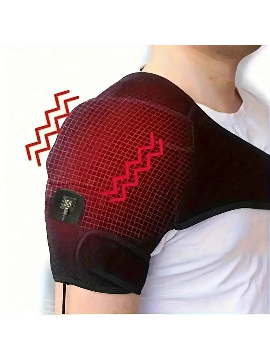 2026 USB Elektrische Heizung Schultermassage Beheizte Rücken-Schulterstütze Einstellbare Heizung Schultermassage Arm Muskelentspannung