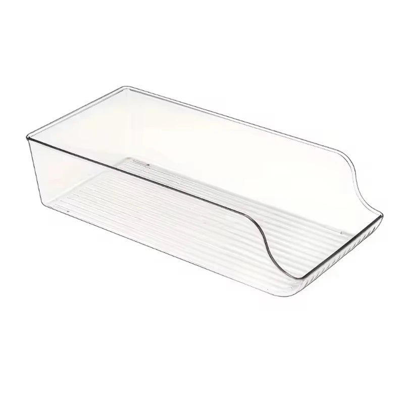 1/2-stufiger Soda-Dosenspender für den Kühlschrank, stapelbarer Getränke-Organizer für den Kühlschrank, durchsichtige Kunststoff-Kühlschrank-Organizer-Behälter
