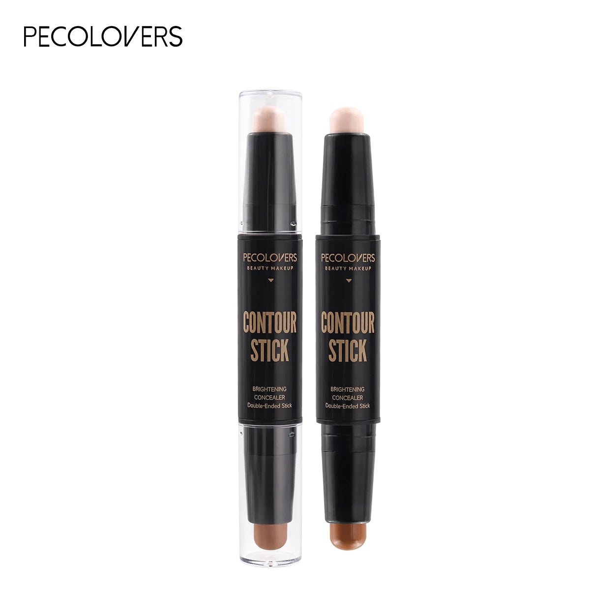 Doppelseitiger Concealer-Stick für Gesichts-Make-up, leichter Make-up-Concealer-Stick