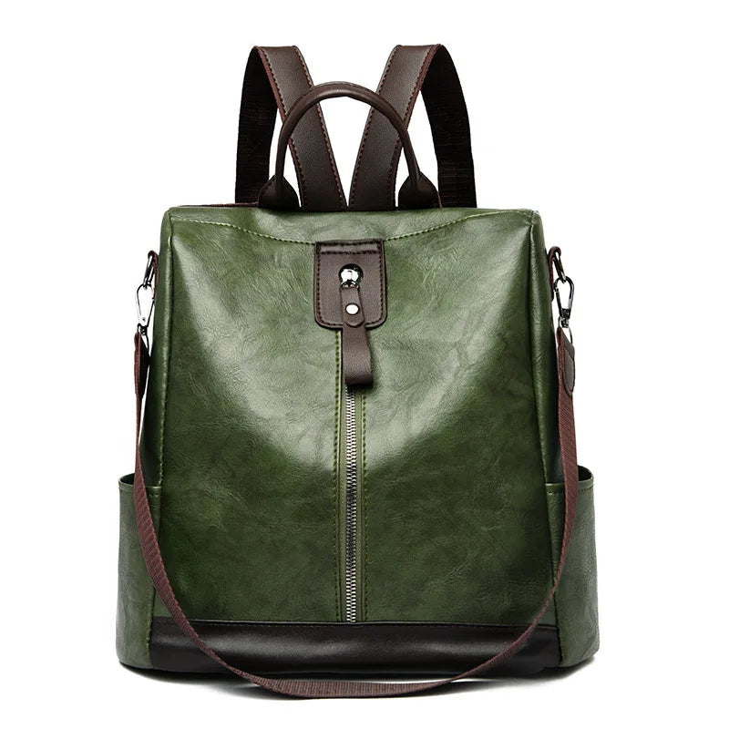 Weibliche Rucksack Mochila Feminina Multifunktions Mädchen Leder Schule Marke Frauen Schulter Tasche Sac A Dos Reise Rucksack