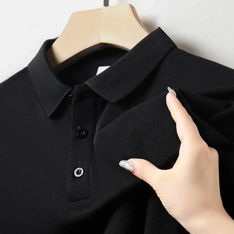 Herren Einfarbig Casual Fashion Kurzarm POLO Shirt Sommer Bequemes Top