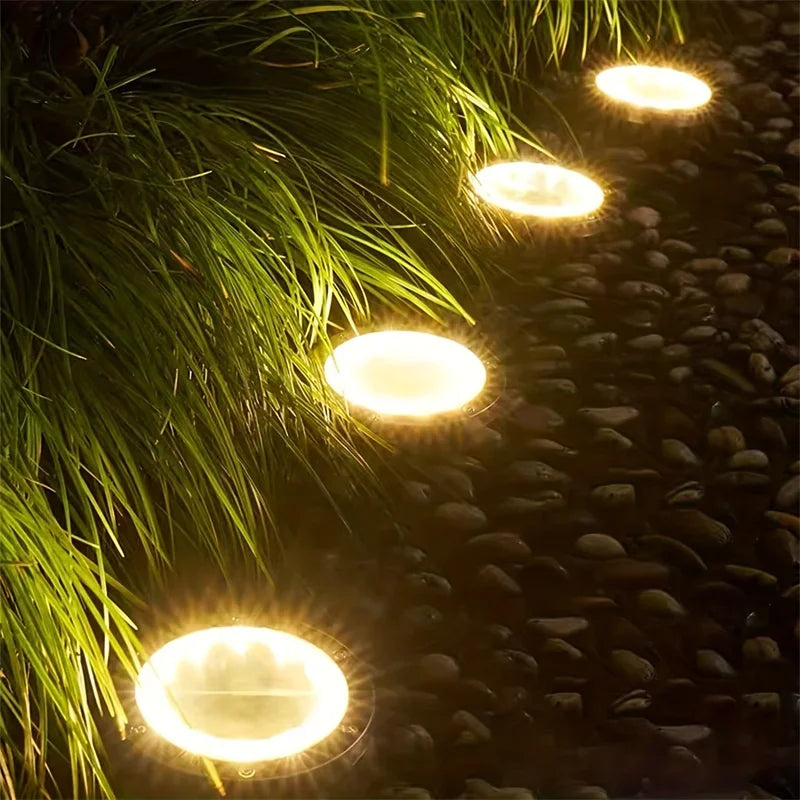 IP68 LED Outdoor Solar Power Boden Licht Solar Pfad Deck Lichter U-licht Hof Einfahrt Rasen Garten Dekor Beleuchtung