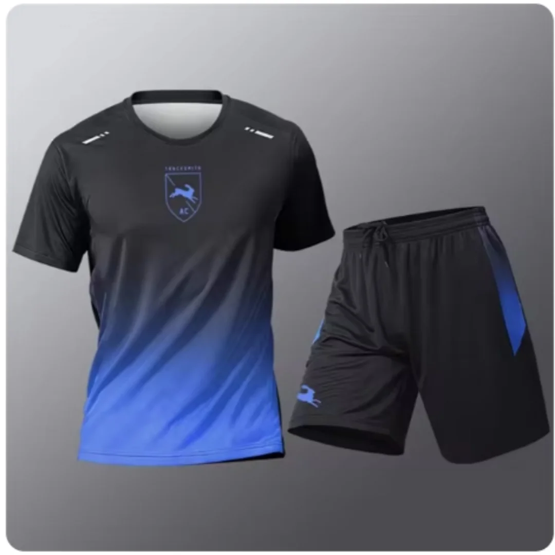 Sommer Fitness Männer laufen Kurzarm T-Shirt + Shorts zweiteiliges Set Sportswear Casual Fitness Sport schnell trocknende Sets S-4XL