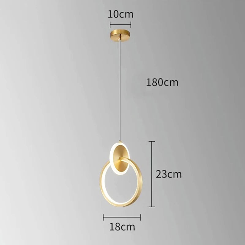 1 Stück Moderne LED-Leuchte für Zuhause, Schlafzimmerlampe, Nachttischlampe, Pendelleuchte, LED-Kronleuchter, Hängeleuchte, Innenbeleuchtung