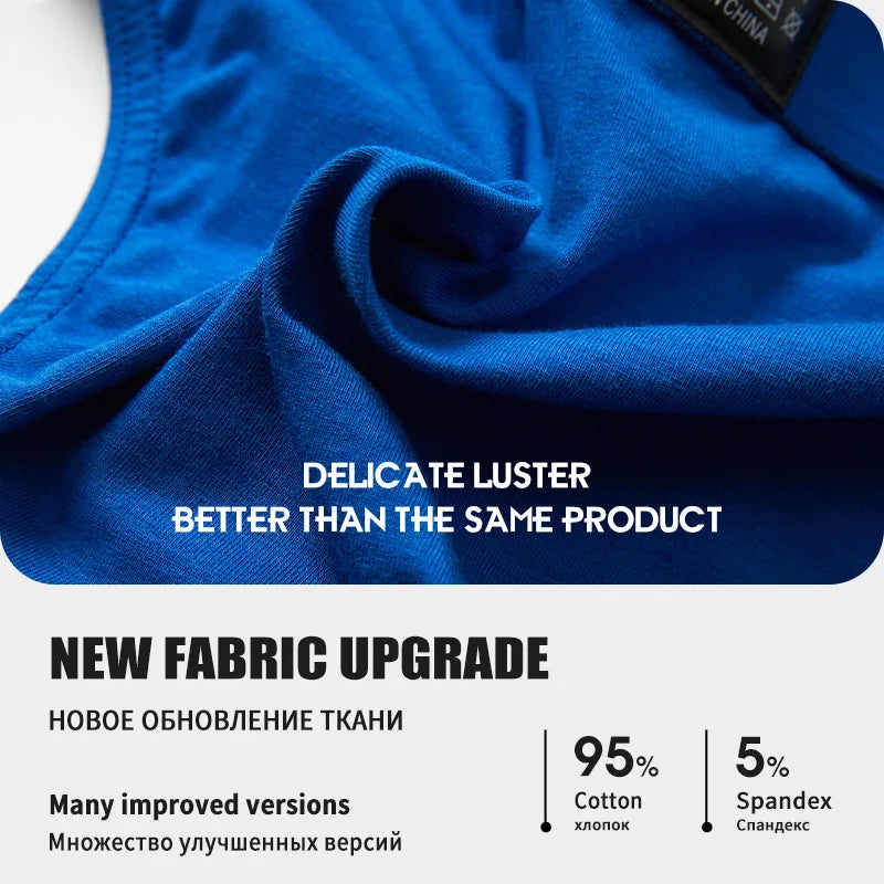 Männer Baumwolle Slips Bequeme Atmungsaktive Unterwäsche Freche Höschen Einfarbig Mann Unterwäsche Homewear Männliche Slips
