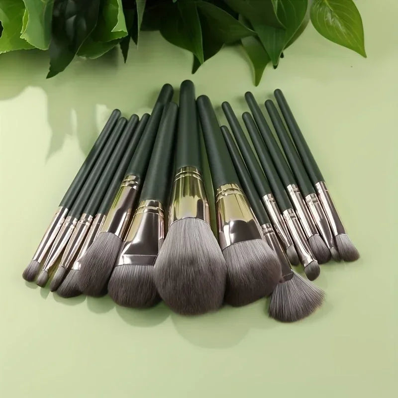 14-teiliges Make-up-Pinsel-Set, weich, flauschig, professionelle Kosmetikpinsel zum Mischen von Foundation, Puder, Lidschatten, komplette Schönheit