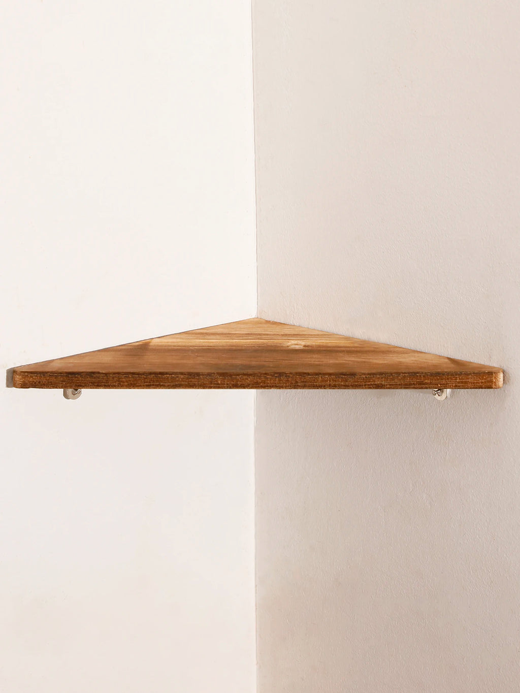 Holzkohle gebranntes Holz-Eckregal, Holz schwebendes Regal, Display-Ständer, Haushaltsgeräte, Buch, Blumentopfhalter, Wohnzimmer, Kunst, Geschenk
