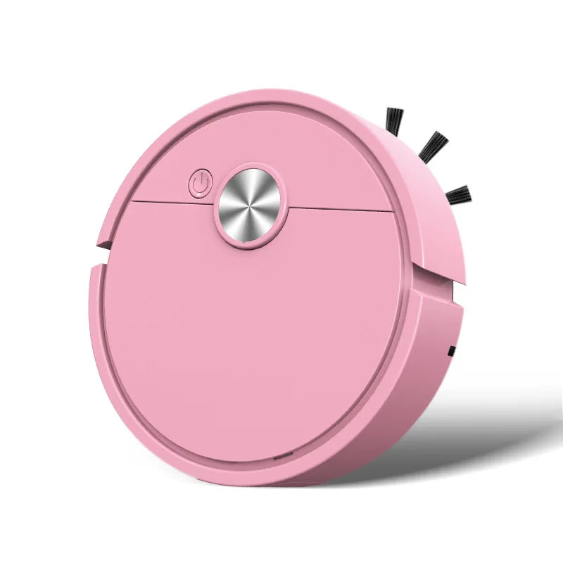 3-in-1-Smart-Kehrroboter, kabelloser Assistent, Wischreiniger, einfach zu bedienende Mini-Reinigungsmaschine für Teppiche, Hartböden, Tierhaare