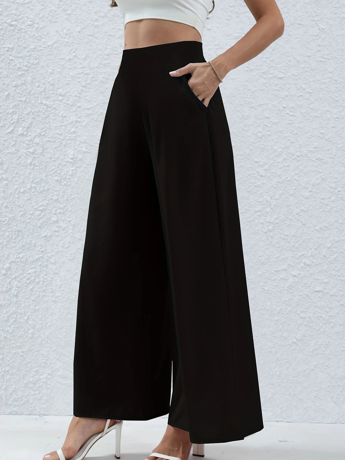 Damen Sommer neue Plus-Size-Stricks toff elegante Temperament weitb einige Freizeit hose