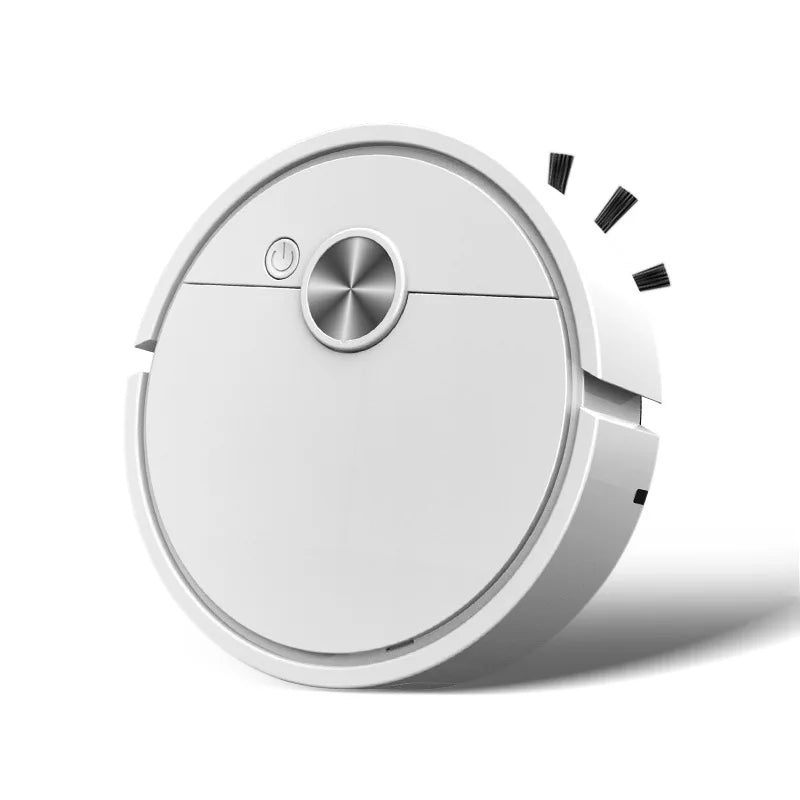 3-in-1-Smart-Kehrroboter, kabelloser Assistent, Wischreiniger, einfach zu bedienende Mini-Reinigungsmaschine für Teppiche, Hartböden, Tierhaare