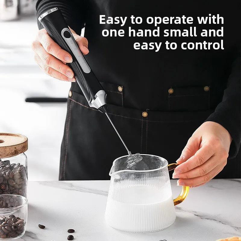 Elektrischer Handmixer, kleiner Milchaufschäumer, Eierschläger, tragbarer Kaffee-, Sahne- und Buttermixer, unverzichtbares Küchengerät