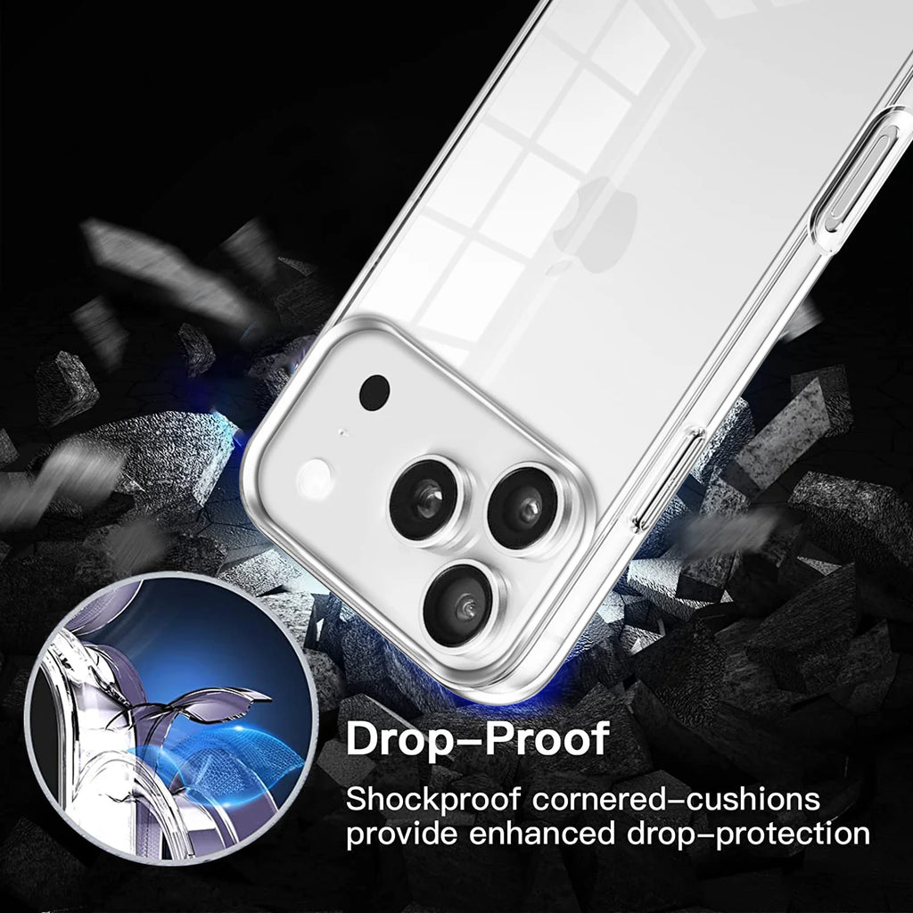 360 °   Ganzkörper-Schutzhülle, doppelseitig, transparent, für iPhone 17, Air 16 E, 15 14 Plus, 13 12 Mini 11 Pro Max, stoßfeste Abdeckung