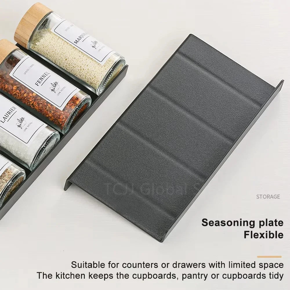 2/4/8 schichten Schrank Schublade Organizer Regal Küche Gewürz Lagerung Rack Gewürz Gewürz Flasche Halter Display-ständer