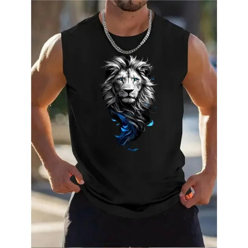 3D Gedruckt Hawaiian Obst Tank Tops Für Männer Kokospalmen Muster Tees Sommer Lose Urlaub Straße Sport Tops Rundhals Weste