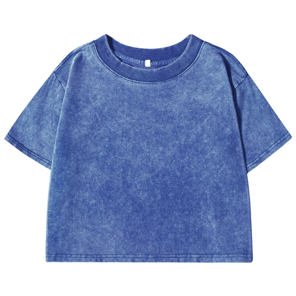 Einfarbiges Slim-Fit T-Shirt für Damen, Modisches Weiches Baumwoll-Shirt mit Strass-Verzierung, Kurzarm, Coole Kleidung für Frauen