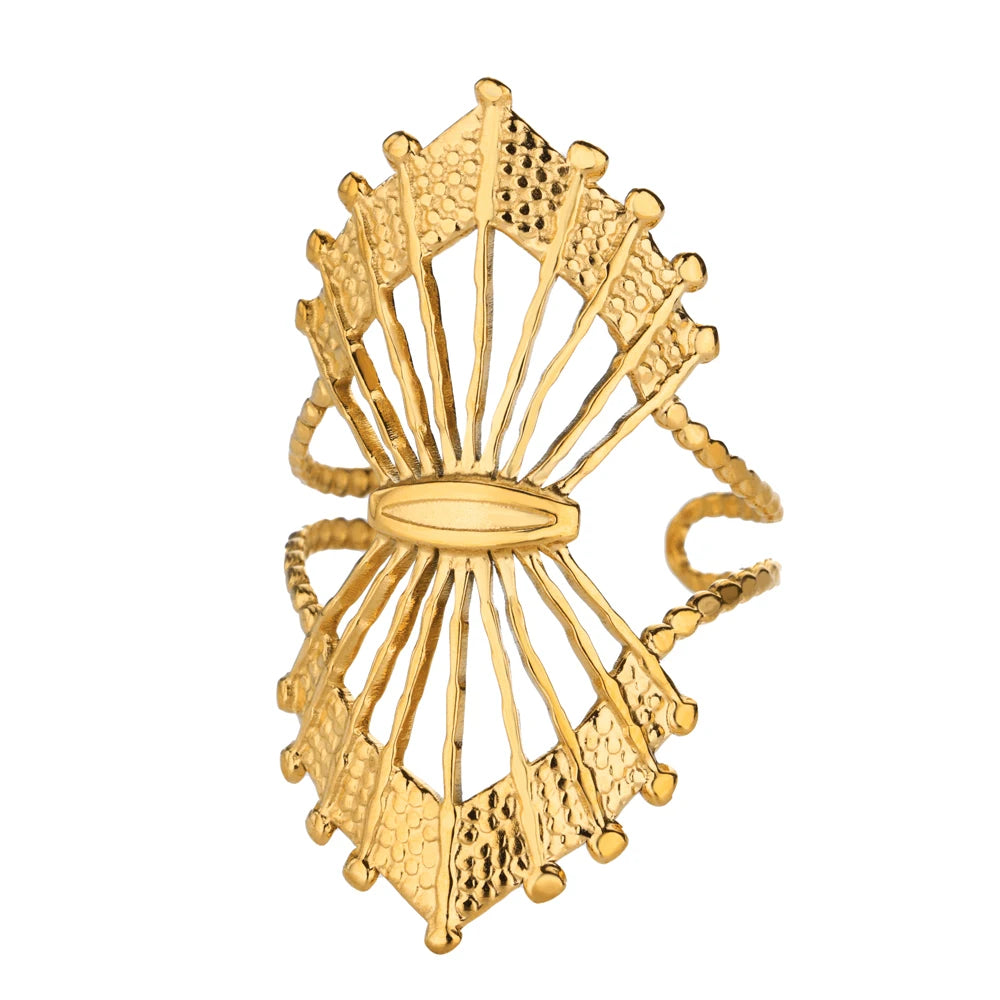 Glück 11:11 Engel Zahl Ringe für Frauen Edelstahl Finger Ring Vintage Hochzeit Ästhetischen Schmuck Geschenk anillos mujer
