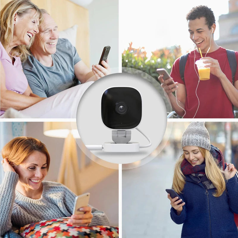Intelligente drahtlose Full-HD-Kamera, Weitwinkel-Bewegungserkennung und Rekorder, Audio-Video für Nachtsicht, Heimsicherheit, Mikro-Camcorder