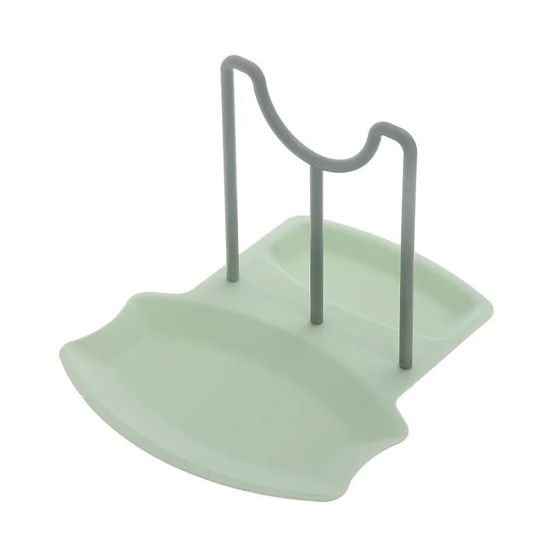 Küche Organizer Topf Deckel Lagerung Rack Regal Pfanne Trocknen Ständer Arbeitsplatte Punch-freies Löffel Pad Lagerung Halterung Hause zubehör