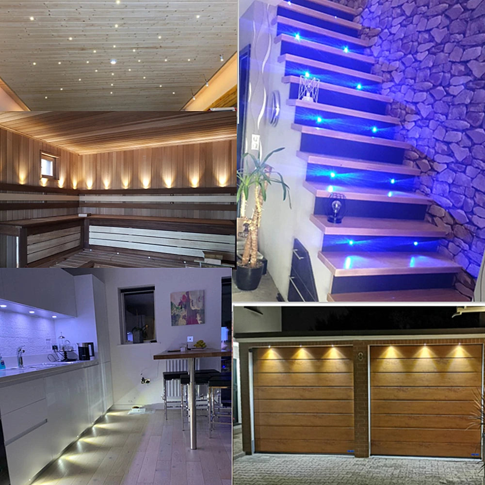1W Mini Downlight Led 12V Kleine Dimmbare Scheinwerfer Treppen Küche Schrank Umgebungs Spot Licht Einbau KTV Party decke Beleuchtung