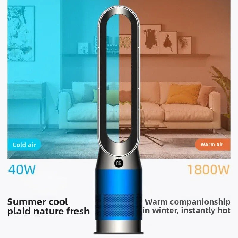 42-Zoll-Kühl- und Heizventilator, einstellbare Thermostatsteuerung, energiesparend, Öko-Modus, geräuscharmer Schlafzimmerventilator, Fernbedienung