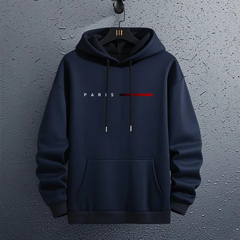 Paris Fashion Hoodies für Herren, ganzjährig, täglich, lässig, Sport, Kapuzenpullover, 2025, männlich, Zuhause, Outdoor, Komfort, modischer Pullover