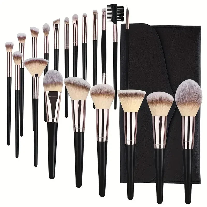3-20-teiliges Make-up-Pinsel-Set, professionelles Pinsel-Set für Lidschatten, Foundation, Concealer, Rouge, Kabuki-Pinsel, weich, flauschig, Schönheitswerkzeug für Frauen