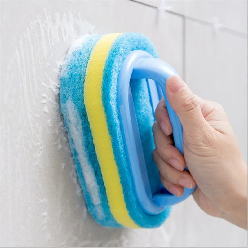 Schwamm Reinigung Pinsel Mit Griff Badewanne Fliesen Peeling Pinsel Küche Bad Reinigung Schwamm Pinsel Haushalt Reinigung Liefert