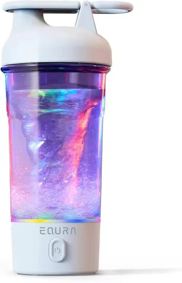 Elektrische Shaker-Flasche, 25 Unzen Mixerflaschen für Proteinmischungen, tragbare wiederaufladbare USB-C-Puls-Protein-Shake-Flasche, BPA-frei