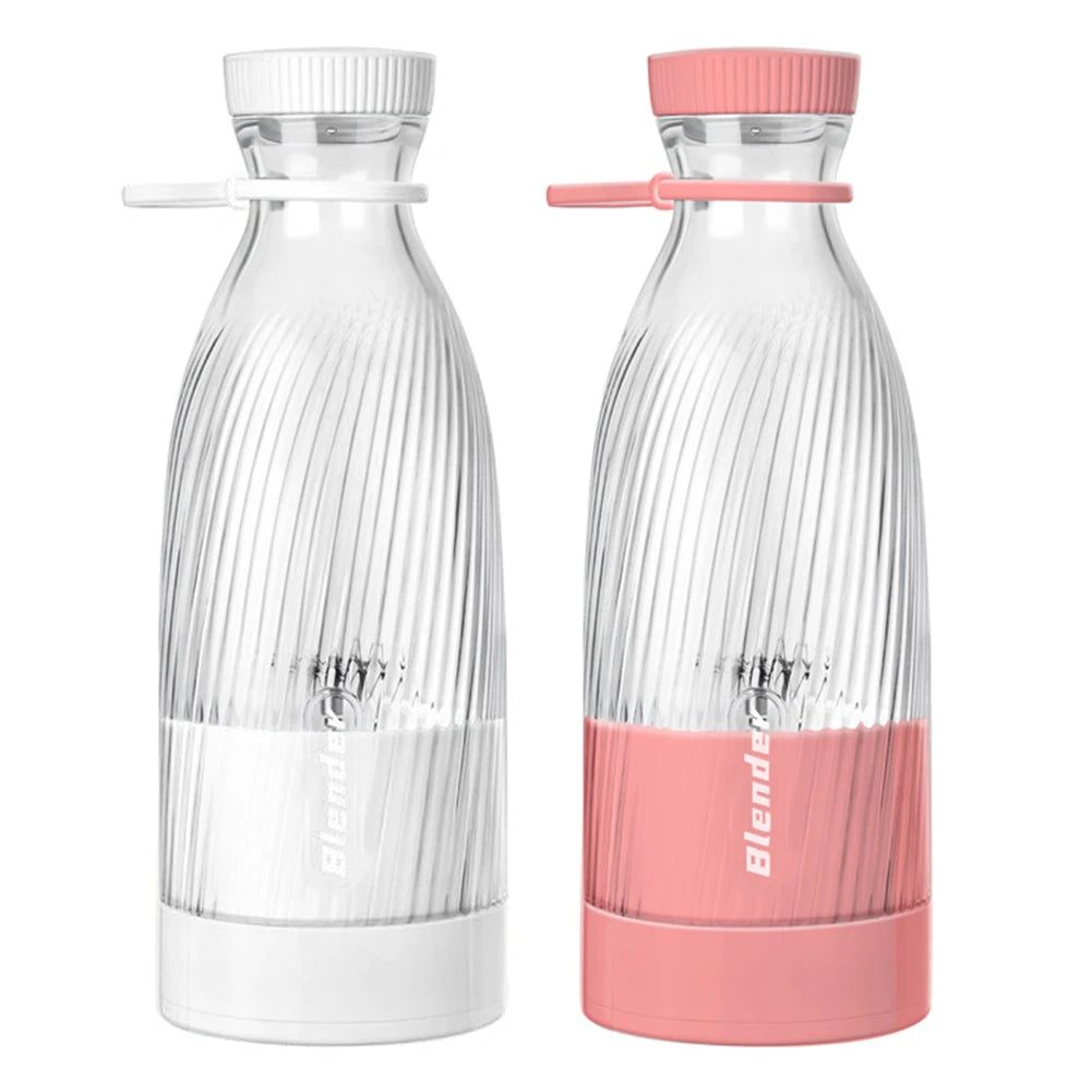 500ml Tragbarer Kabelloser Mixer Wiederaufladbarer Elektrischer Fruchtentsafter Saftbecher für Säfte Shakes Smoothies