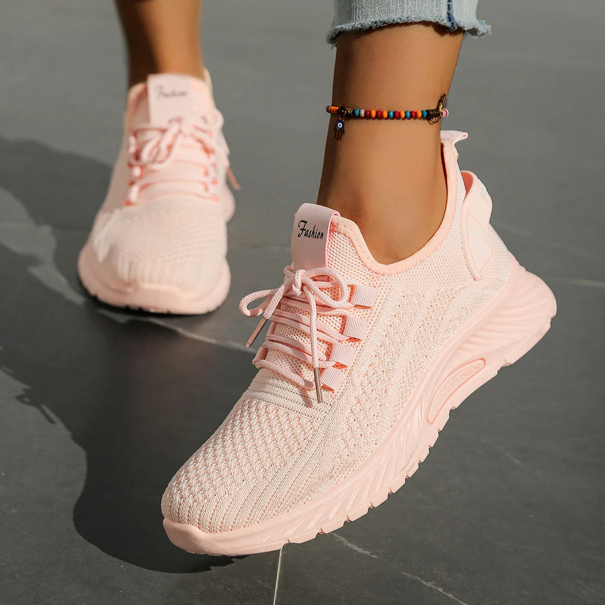 Sommer-Bestseller bei Damenschuhen: Die atmungsaktiven Feizhi Damen-Sportschuhe mit weicher Sohle verwandeln sich in lässige Sportschuhe